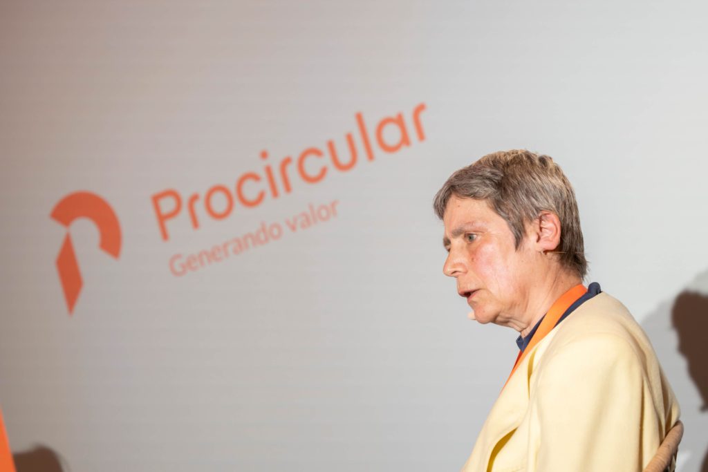 Fotografía del evento Procircular, en Green Patio, Madrid. Ponencia.