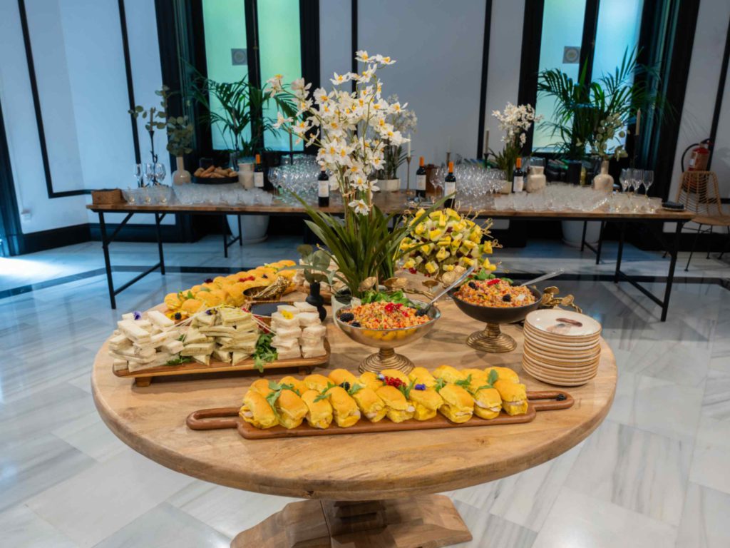 Fotografía del evento en Madrid del Instituto de Auditores internos. Catering.