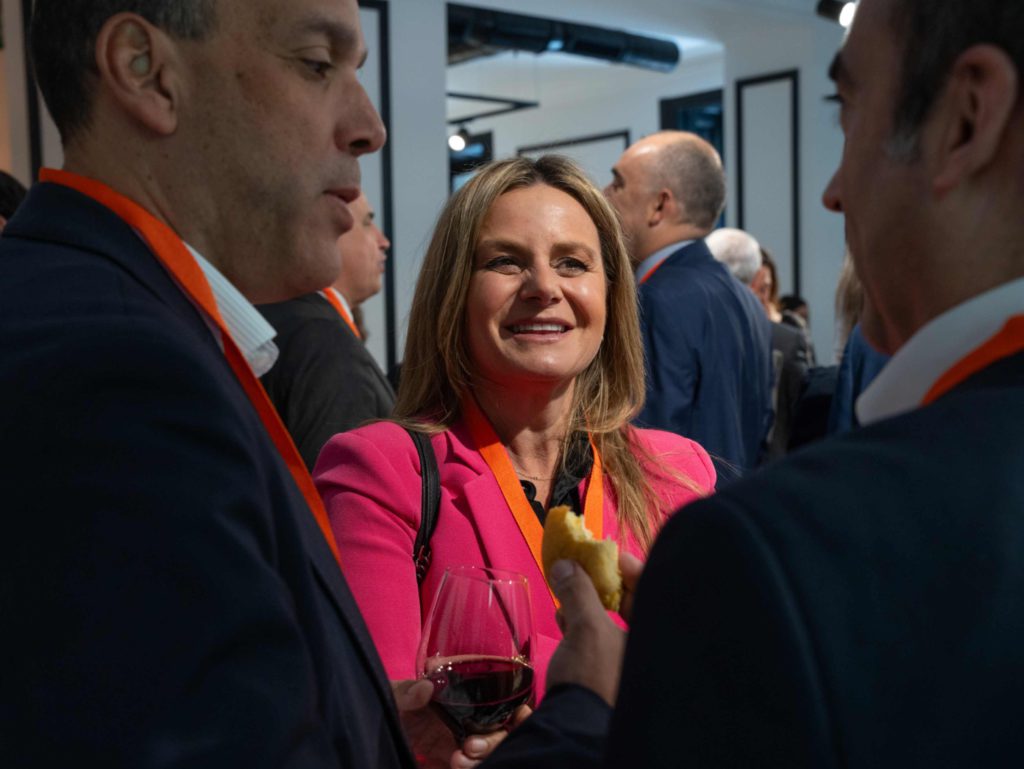 Fotografía del evento en Madrid del Instituto de Auditores internos. Cocktail.