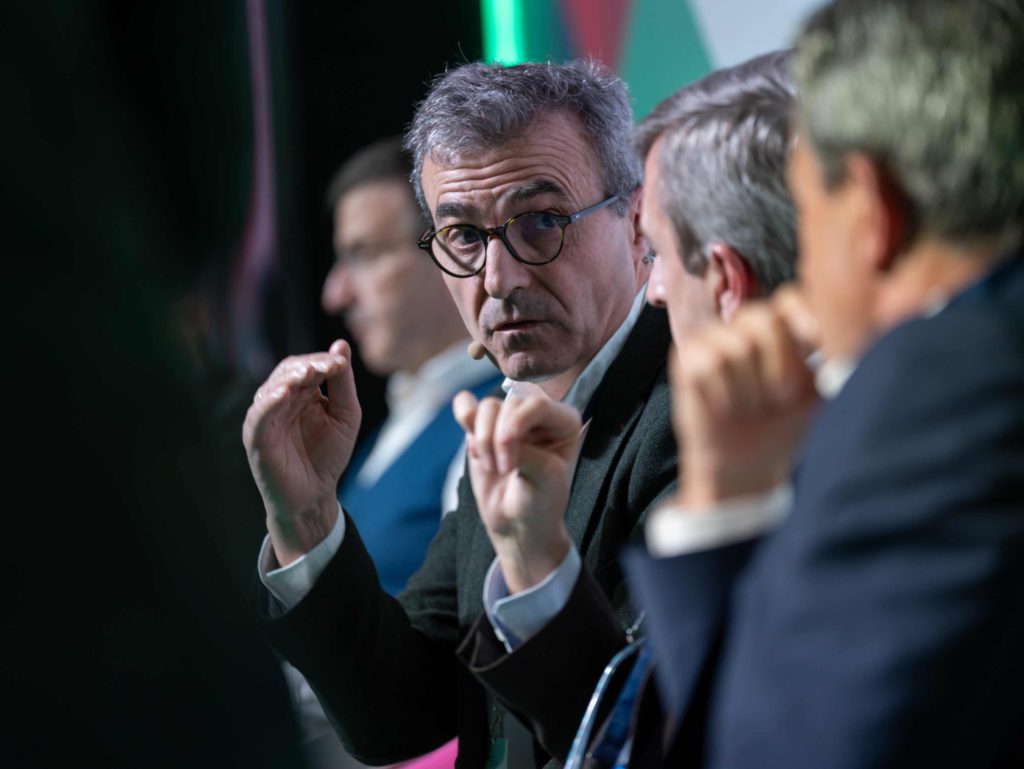 Fotografía del evento en Madrid de Gilead. Charla2.