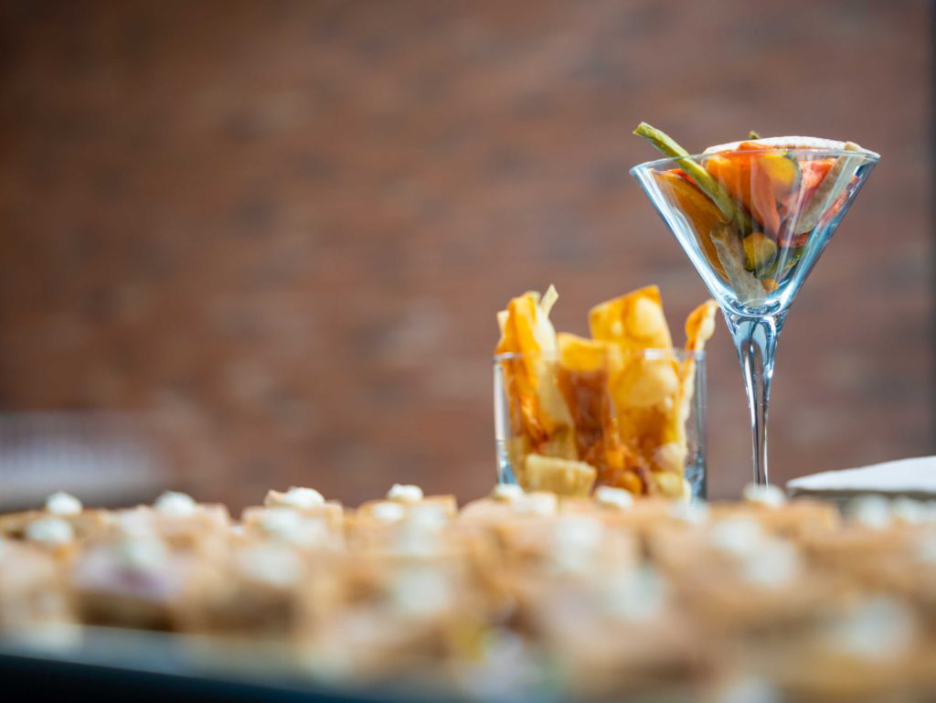 Fotografía del evento en Madrid de Gilead. Cocktail.