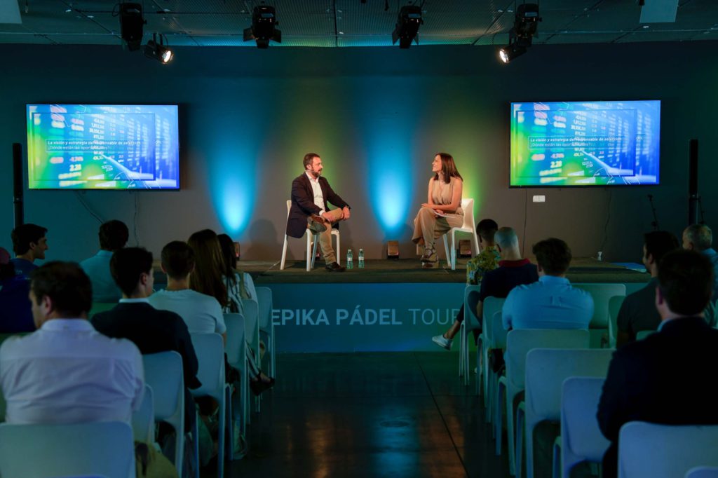 Fotografía Evento Épika Padel Tour. Entrevista.