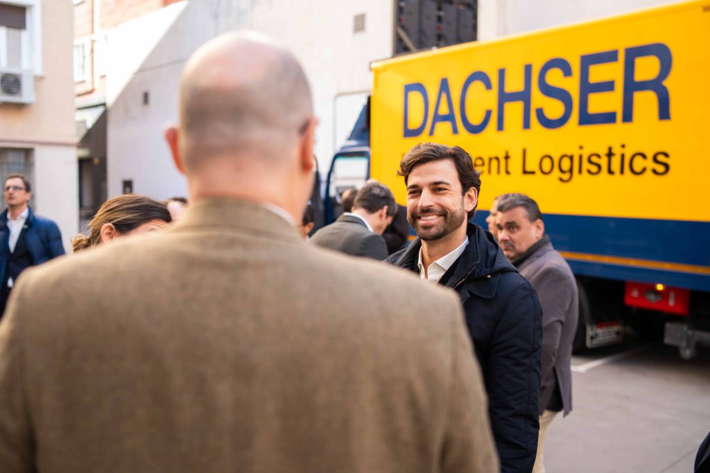 Fotografía del Evento en Madrid de Dachser. Alegría.