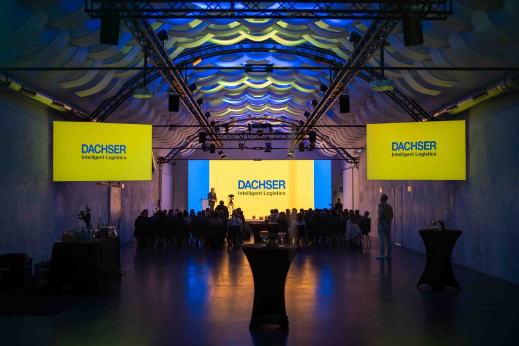 Fotografía del Evento en Madrid de Dachser. Espacio Ventas.