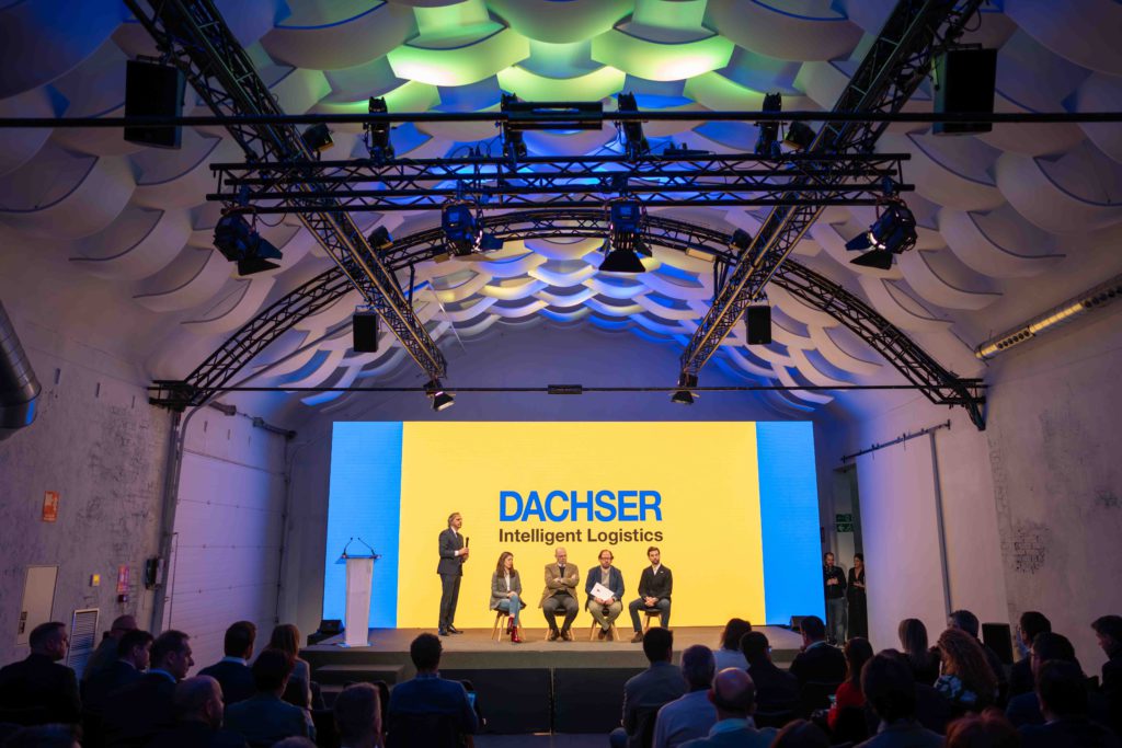 Fotografía del Evento en Madrid de Dachser. Coloquio.