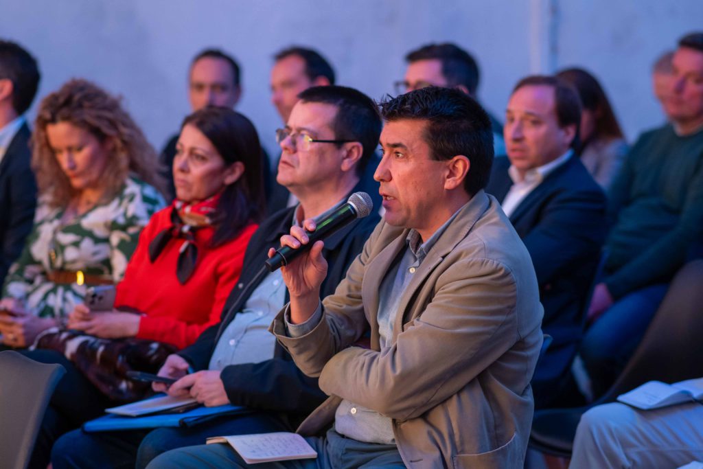 Fotografía del Evento en Madrid de Dachser. Preguntas.