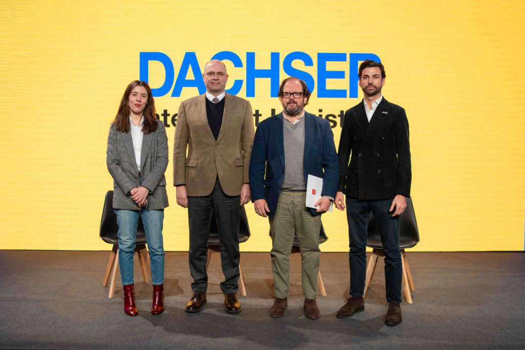 Fotografía del Evento en Madrid de Dachser. Exponentes.