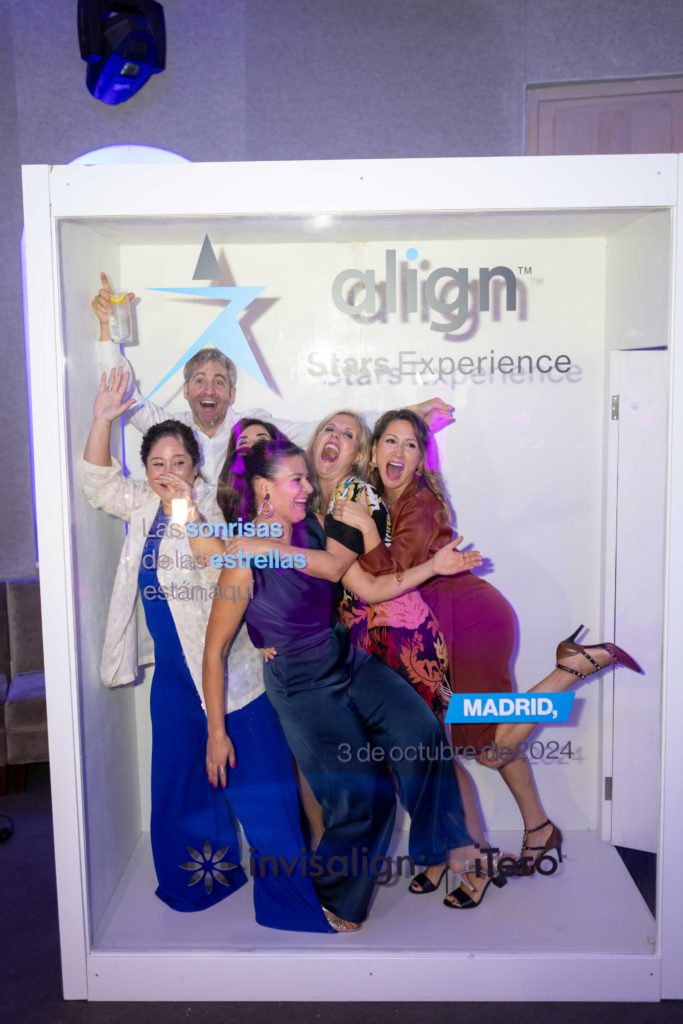 Fotografía de evento en Madrid - Align - cabina risas